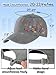 Biggun Trendy Embroidered Baseball Cap for Girls Women Men - Adjustable Soft Breathable Hats for Casual Wear, Elegant Floral Gray