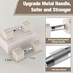 22LBS Adjustable Dumbbells Set, Adjustable Weight Dumbbells with 4 Levels 4.4lb, 6.6lb, 8.8lb, 11lb, Hand Weights Sets for Women/Men Home Gym Full Body Workout - Image 4