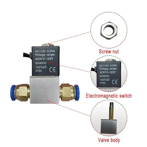 Vanne de compresseur 1/4 pouce pour stopper les fuites pneumatiques - 3