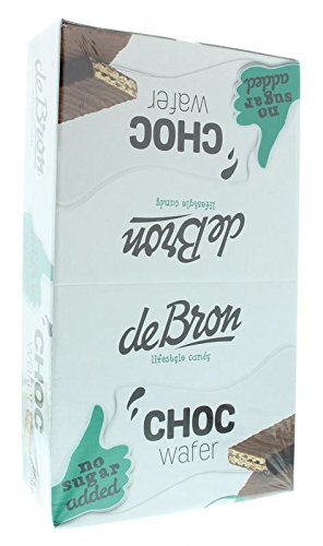 De Bron 24 x Chocolate barquillo Chocolate WAFFEL 34 g