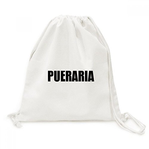 Sac à cordon en toile Pueraria légumes pour voyage et loisirs