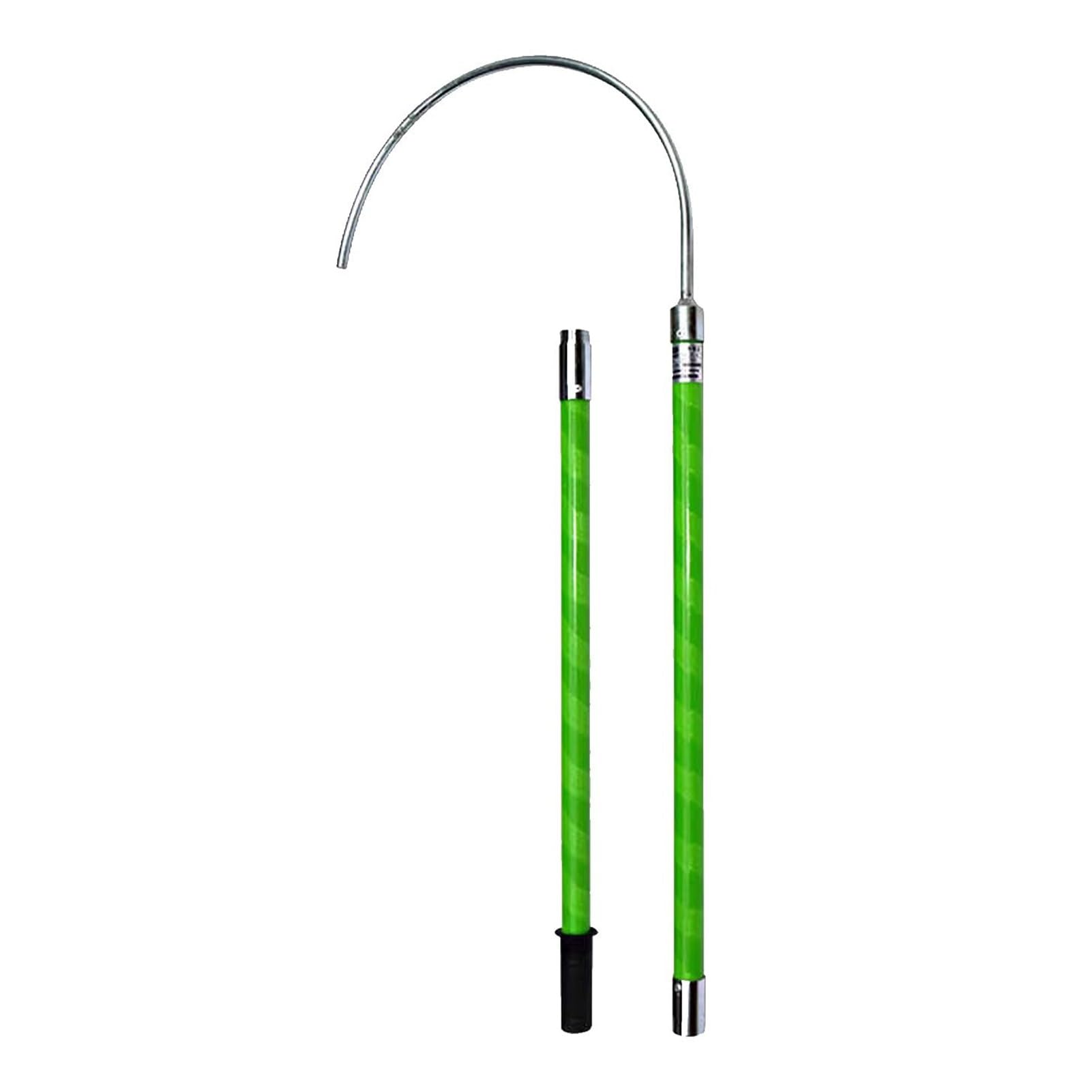 Gancho De Rescate Aislada Pértiga De Extensión De Resina Epoxi, Barra de rescate de salvamento de alto voltaje, para seguridad de electricistas de bomberos en fábrica/hogar(2m/6.5ft)