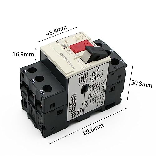 Disjoncteur de protection de moteur triphase bouton-poussoir serie GV2ME 3P - 4