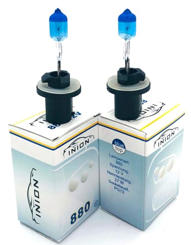 2x Stück 880 H27W/1 12V 27W PG13 - Super White - Halogen Auto Lampen Nebelscheinwerfer Zusatzscheinwerfer Abblendlicht Fernlicht
