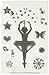 American Crafts Ballerina Stamps, Black