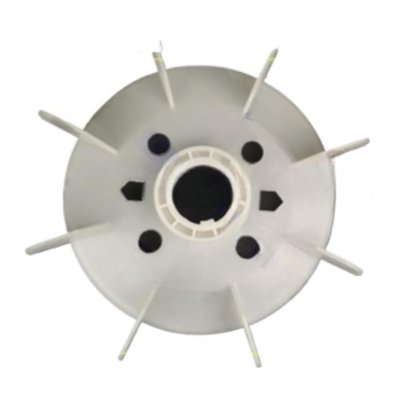 1pc Motor Parts Y225 Fan Blade Motor Fan Blade 37-45kw Shaft Hole 62MM Fan Blade (Y225-4.6.8 Thickened)