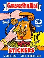 Topps Garbage Pail Kids Trading Cards Series 14 Wax Booster Pack