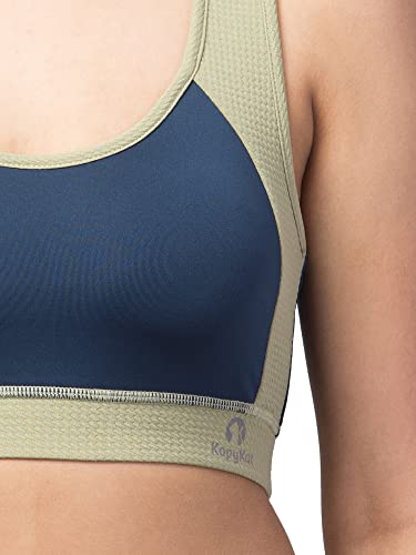Image of Kopykat Women's Non Padded Wire Free Fourway Karara Lycra Sports Bra