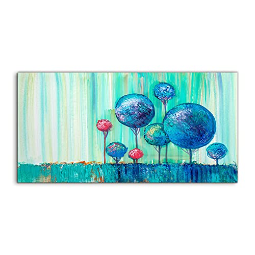 Image sur verre 140x70cm Trees art pour decoration murale de salon