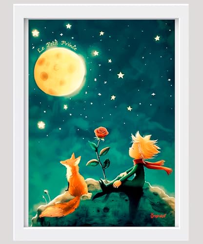 Originalys Le Petit Prince. Affiche décorative pour chambre d'enfant, bébé, fille et garçon, en...