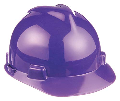 Msa Hard Hat, Front Brim, Purple, Standard #TOP2