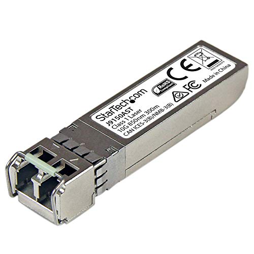 Startech.Com Modulo Ricetrasmettitore Transceiver 10 Gigabit Sfp+ In Fibra, Compatabile Hp J9150A, Mm Lc Con Ddm, 300M