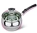 Produktbild Kochgeschirr Set Edelstahl Suppentöpfe Milchpfanne Topf Kochgeschirr Babynahrung Supplement Topf Doppelkessel Boden Topf 1St 14Cm