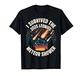 I Survived The 2025 Meteor Shower Tonight Meteor Shower T-Shirt
