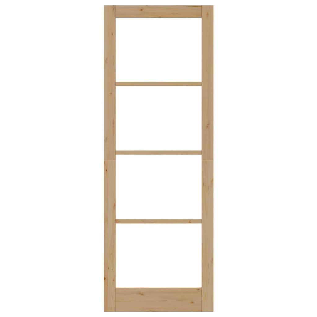 Porte intérieure avec verre ORKDAL 83x232x4 cm en bois massif de pin