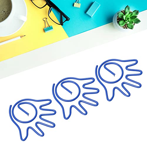 Mini Clipes de Metal, Clipes de Papel Reutilizáveis ​​inovadores 100 Peças de Peso Leve para Escritó