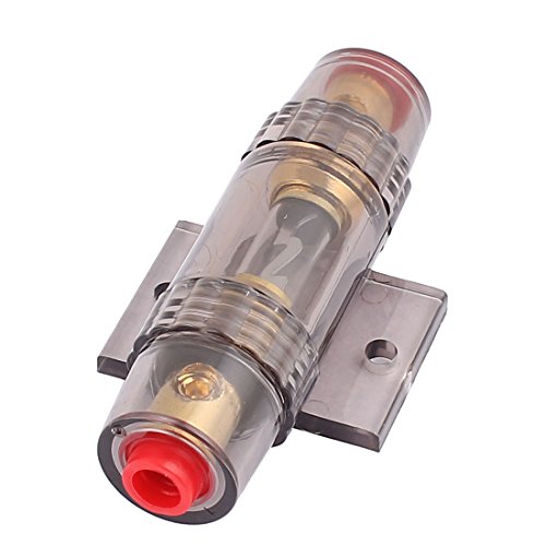 Aexit 60A Mini Distribution electrical ANL Car Audio Fuse 8 or 10 Gauge Power Wire Holder Electronic Part