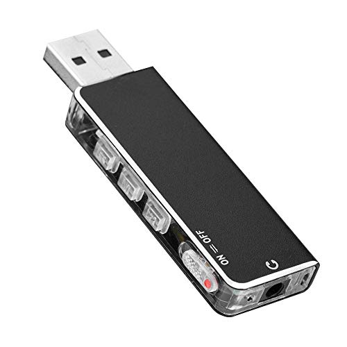 8GB Recording Digital Voice Recorder Voice Activated Recorder Separate Recording Mini U Disk