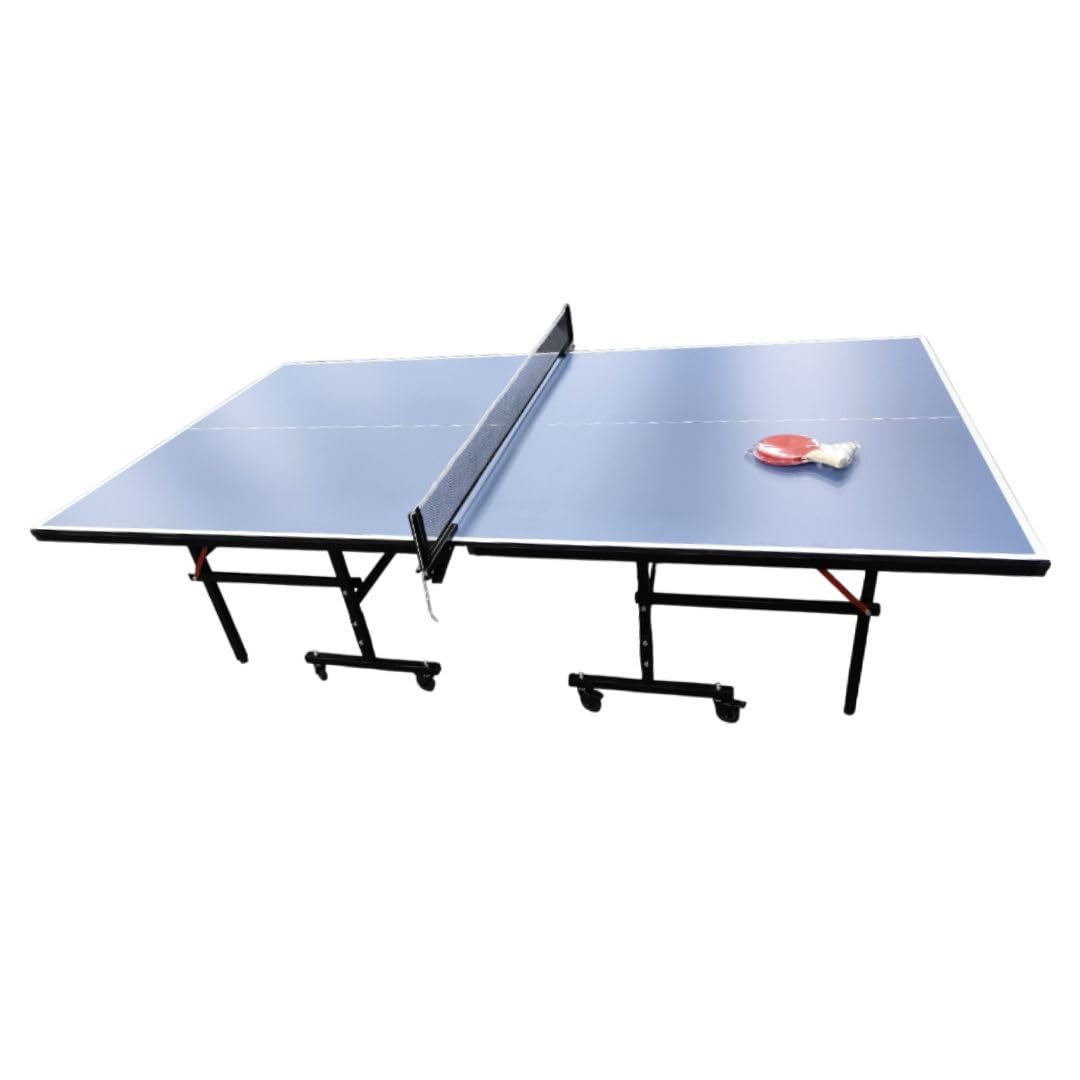 TAVOLO DA PING PONG - Dimensioni Regolamentari - INCLUSO SET COMPLETO Racchette, Palline e Rete - Da Interno
