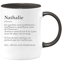 Quotedazur - Mug Définition Prénom Nathalie Déesse Tout