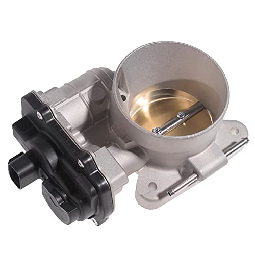 AUQDD S20006 Throttle Body Assembly (For V8 4.8L/5.3L/6.0L) Fit For 03-06 Cadi-llac Escalade/Chevy Avalanche Silverado Tahoe/G-MC Envoy Sierra 1500 Yukon (Replace # TB1008 12679525 12570800)