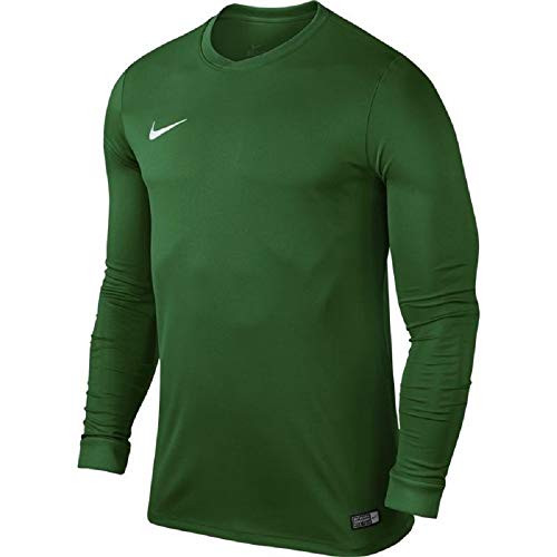 Nike LS Park VI Jsy – Long-Sleeved Shirt, Pine Green / White, Small