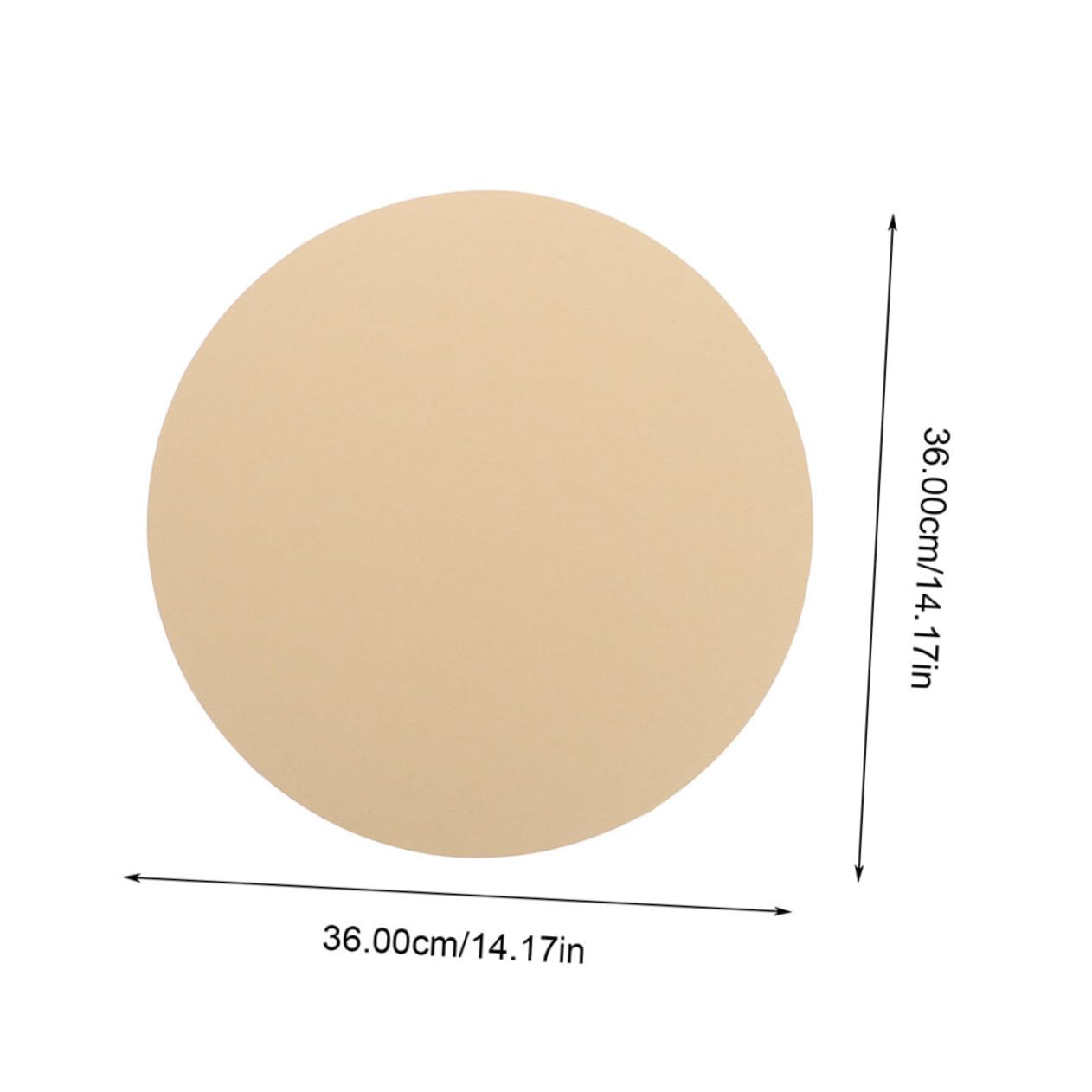 DIYEAH 25pcs Round Craft Paper Versatile for Card Making Art Sketching DIY Projects and Painting Paper Sheets