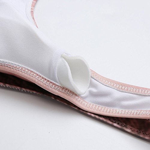 Funny Hairy Body Chest Printed Hippie Pro Swimsuits Bathing Suit Swimwear Monokini for Women L