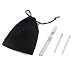 2PCS Stainless Steel 550 Paracord FID, Lacing, Stitching Needles with Paracord Smoothing Tool Perfect for Paracord Bracelet and Leather Weaving
