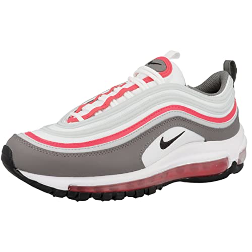 Nike Air Max 97 Girls Shoes Size 5, Color: White/Grey/Red4