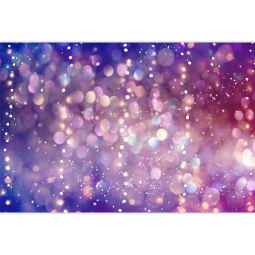 Canessioa Light Spots Backdrop Dreamy Glitter Dots Halos Photography Backdrop Mermaid Scales for Women Girl Birthday Party Indoor Wall Painting Dance Portrait Photography Prop 8x6ft (240x180cm)