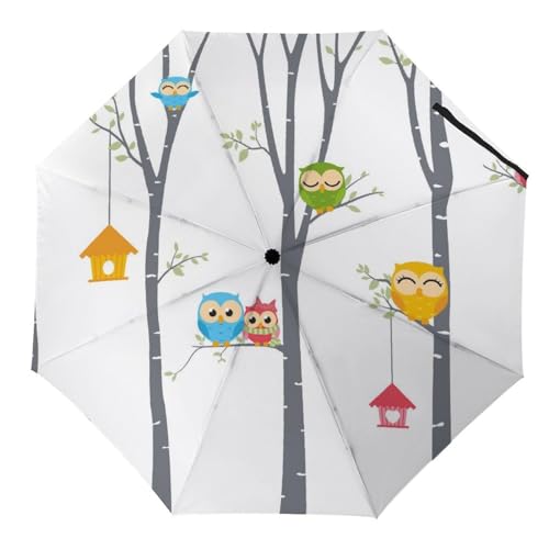 Parapluie automatique compact à motif fleur pour vos trajets et voyages quotidiens