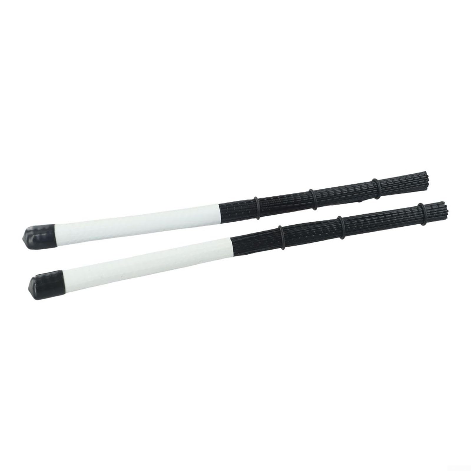 Cepillos de tambor, cepillo de tambor, baquetas hechas de nailon para cajón de jazz de tambor y otras interpretaciones musicales suaves ()