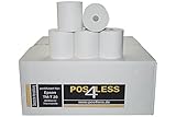 Diámetro: 80 mm Rollos de papel térmico (80 mm x 80 mm x 12 mm/80 m, para Epson TM-T 20, 50 unidades)