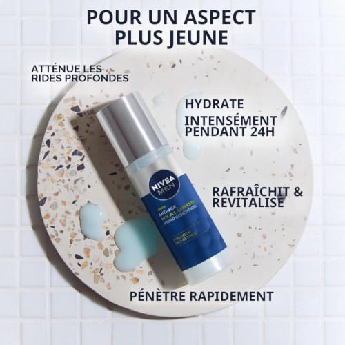 NIVEA MEN Hyaluron gel hydratant anti rides 50 ml - vue 8