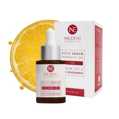 Sérum Facial 7,5% VITAMINA C con Ácido Hialurónico + Niacinamida – 9 principios activos - BAJO CONSERVANTES 2 años caducidad cerrado