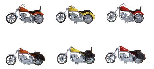 Preisvergleich Produktbild 180603 - Faller H0 - 6 Motorräder