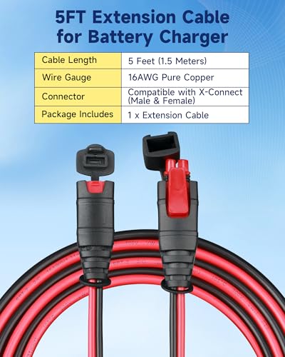 Image of GC004 X-Connect Extension Cable for NOCO, 16AWG 5FT