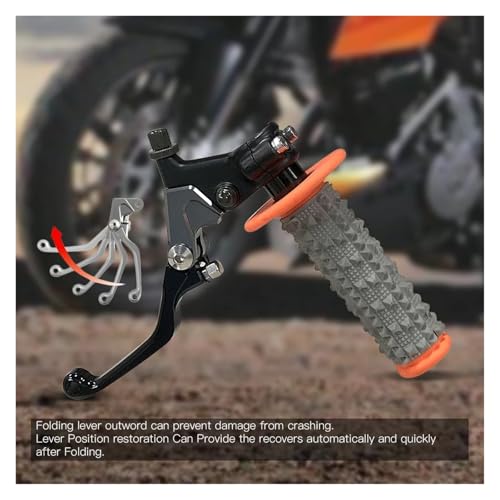 Levier d'embrayage de moto Honda XR250 guidon gauche motocross or
