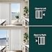 CHICOLOGY Vertical, Door, Shades, Blackout Blinds, Window Shade, for Sliding Doors Oxford White (Vinyl) 78