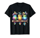 Exotic Whimsical Birds for Women Colorful Clothing