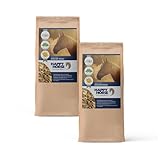 Happy Horse Sensitive Kräuter Mash für Pferde | Ausgleichende Kräuterkomposition für Verdauung & freies Durchatmen | 2 x 14kg | Mit Fenchel, Pfefferminze & Kamille | Für Freizeit- & Sportpferde