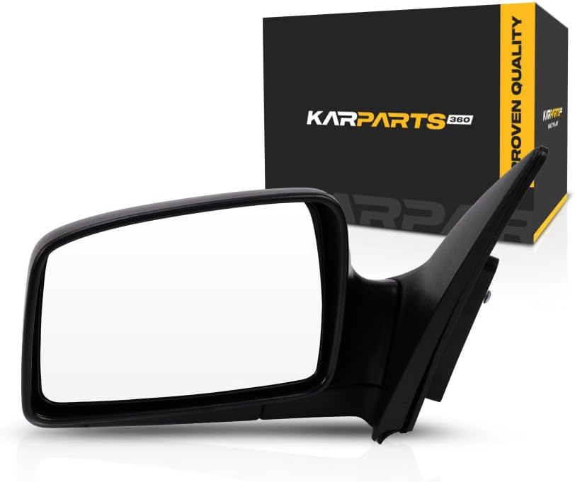For Kia Sportage 2005 06 07 08 09 2010 Door Mirror Driver Side | Power | Non-Heated | Black | Replacement For 87610-1F000 | KI1320132