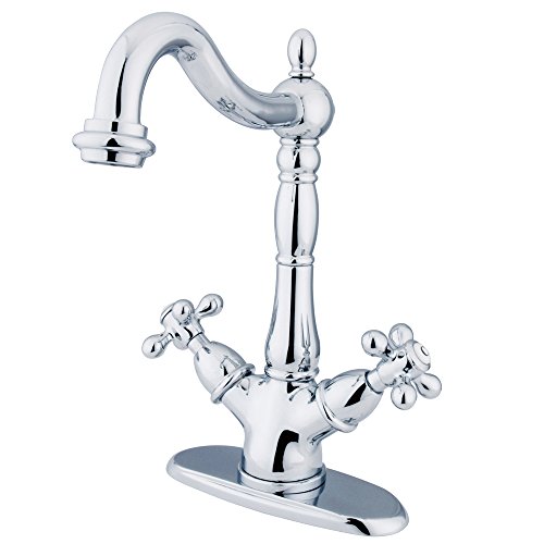 40% Off Discount Elements of Design ES1491AX New Orleans 2-Handle 4" Centerset Lavatory Faucet with Optional Deck Plate, 6- 1/2", Polished Chrome 40% Off Discount Elements of Design ES1491AX New Orleans 2-Handle 4" Centerset Lavatory Faucet with Optional Deck Plate, 6- 1/2", Polished Chrome