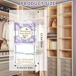 10-Pack Absorbeurs d'humidité Sacs de déshumidificateur suspendus, Emballages d'absorbeur d'humidité sans fragrance pour placard, Salle de bains & Sous-sol, déshumidificateur Sacs pour le stockage, élimine l'humidité & Orfèvres