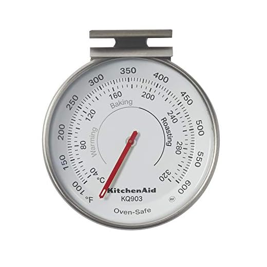 Termômetro para forno KitchenAid KQ903, 7,6 cm, aço inoxidável