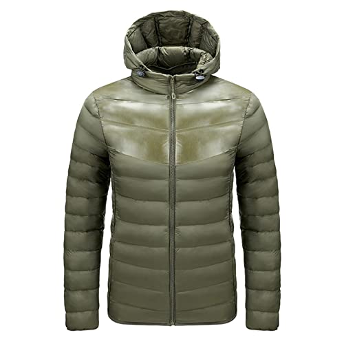 Fermeture éclair pour adolescents sur veste JUSHZ à capuche légère vert