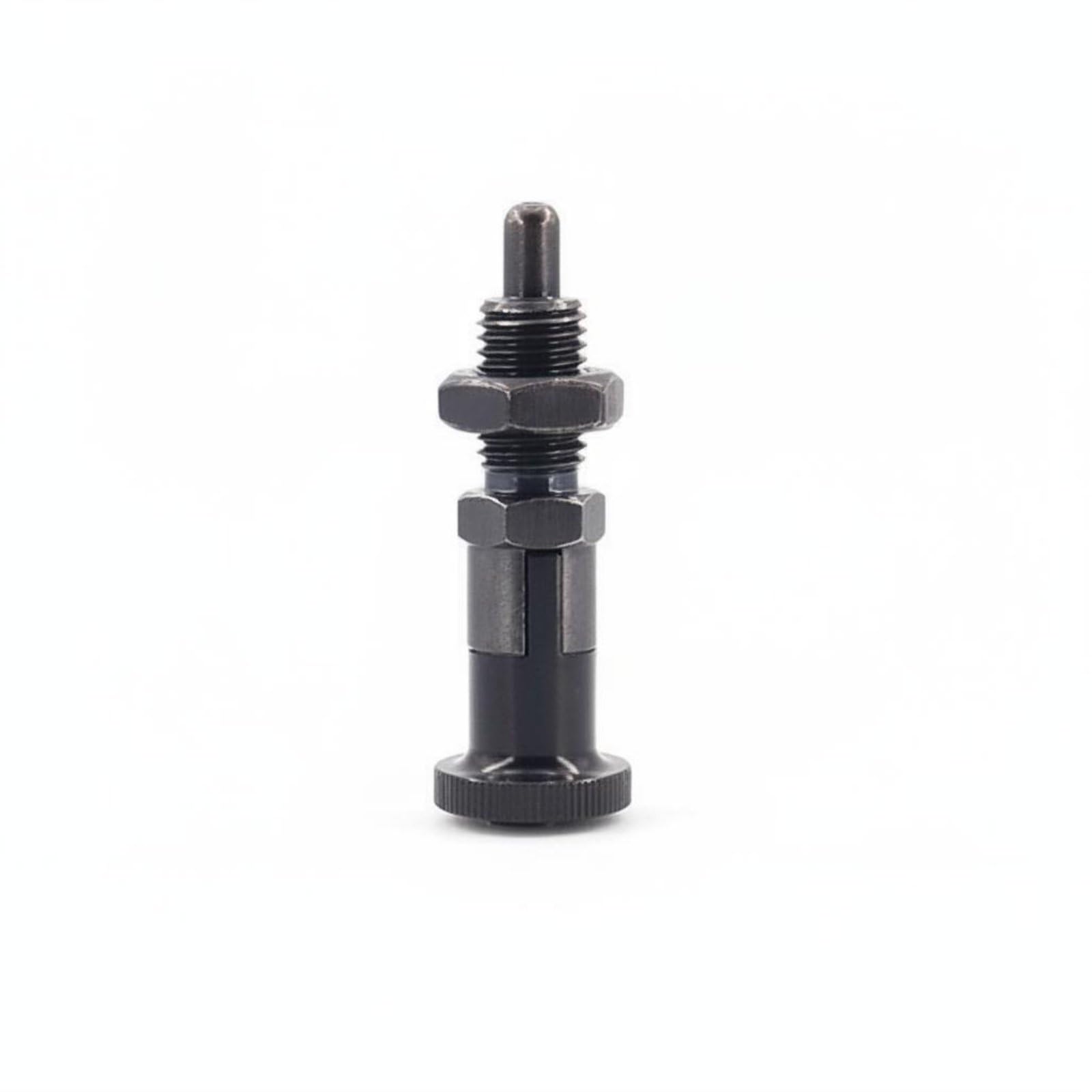 High Hardness Indexing Plunger Wear-Resistant Quick Release Indexing Fastener Anti-Rust Knob Plunger with Locking Nut Corrosion-Proof, M10L, Pxykn|Spring Pins-image-11