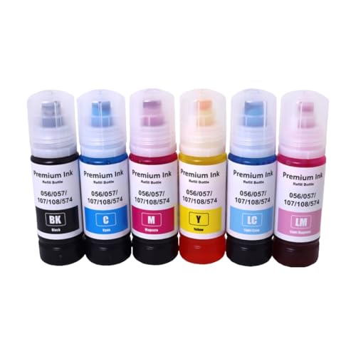 Encre ET18100 057 107 108 T5741 recharge jet d'encre 056 bleu clair