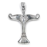 irminsul hildesheim Ausgefallener Irminsul Schmuck Anhänger, Länge des Anhängers inkl. Aufhängung: ca. 4cm